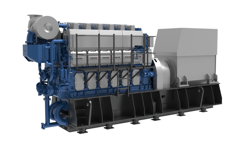 مجموعة مولدات قياسية للاستخدام البري بقدرة 2000kVA-2750kVA